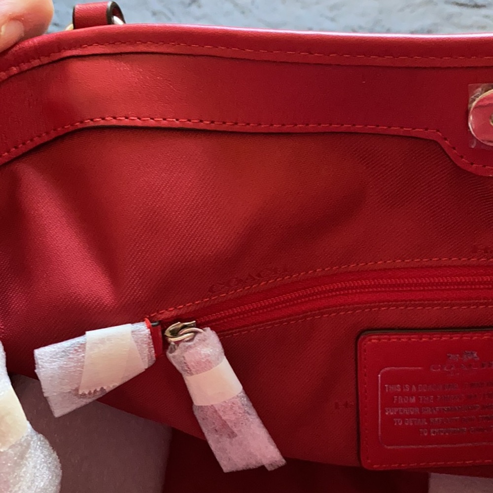 COACH Edie Shoulder Bag 28 in Signature Jacquard. - Picture 5 of 10